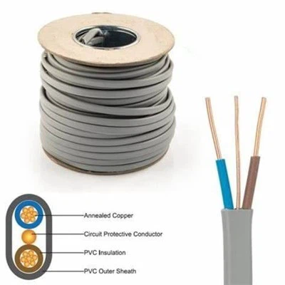 BS6004 2 Kabel Kembar dan Bumi Inti 2,5 mm